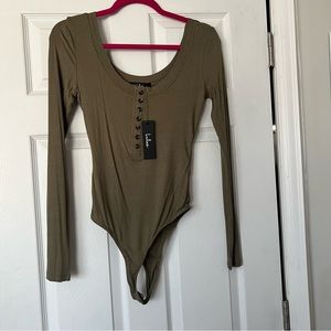 Lulus | Simply the Best Olive Green Long Sleeve